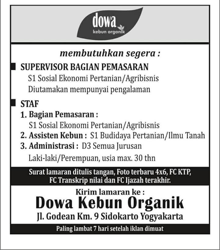 Program Studi Agribisnis