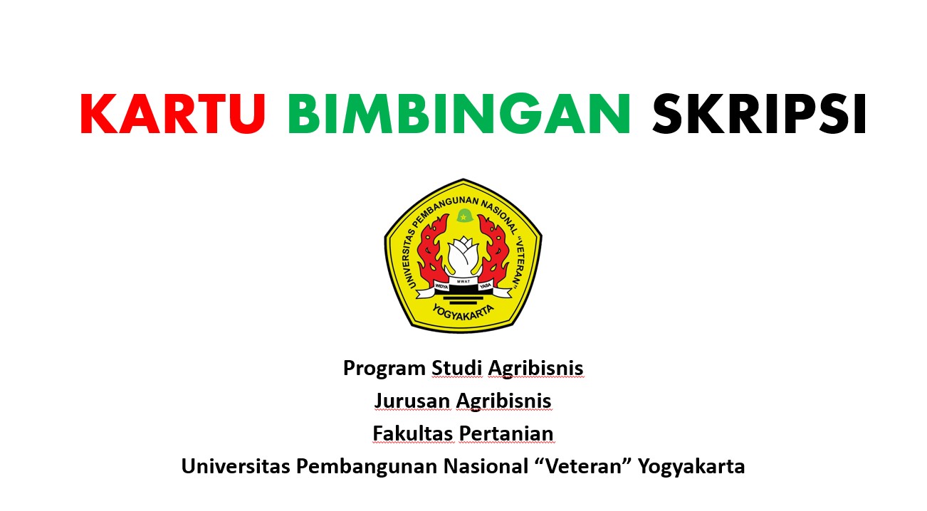 Program Studi Agribisnis